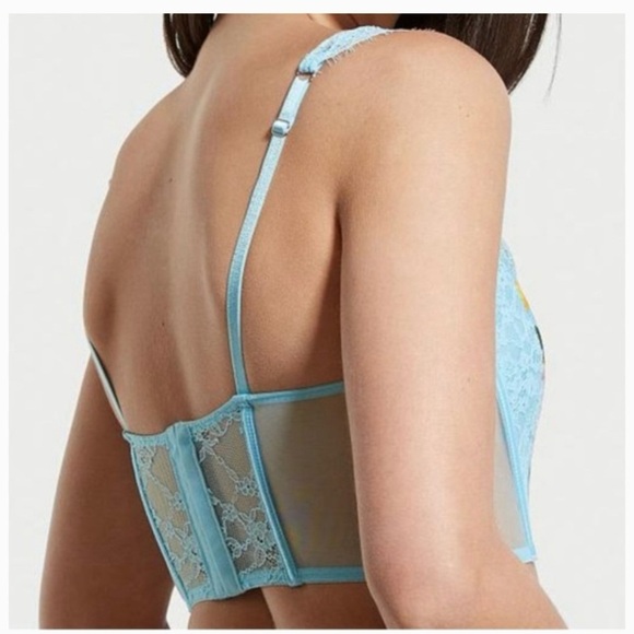 Victoria's Secret Unlined Lace - Up Corset Top Dream Angels Size XS - Picture 2 of 8